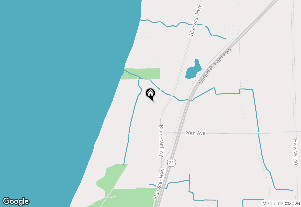 Map of 18830 77th Street, South Haven, MI 49090