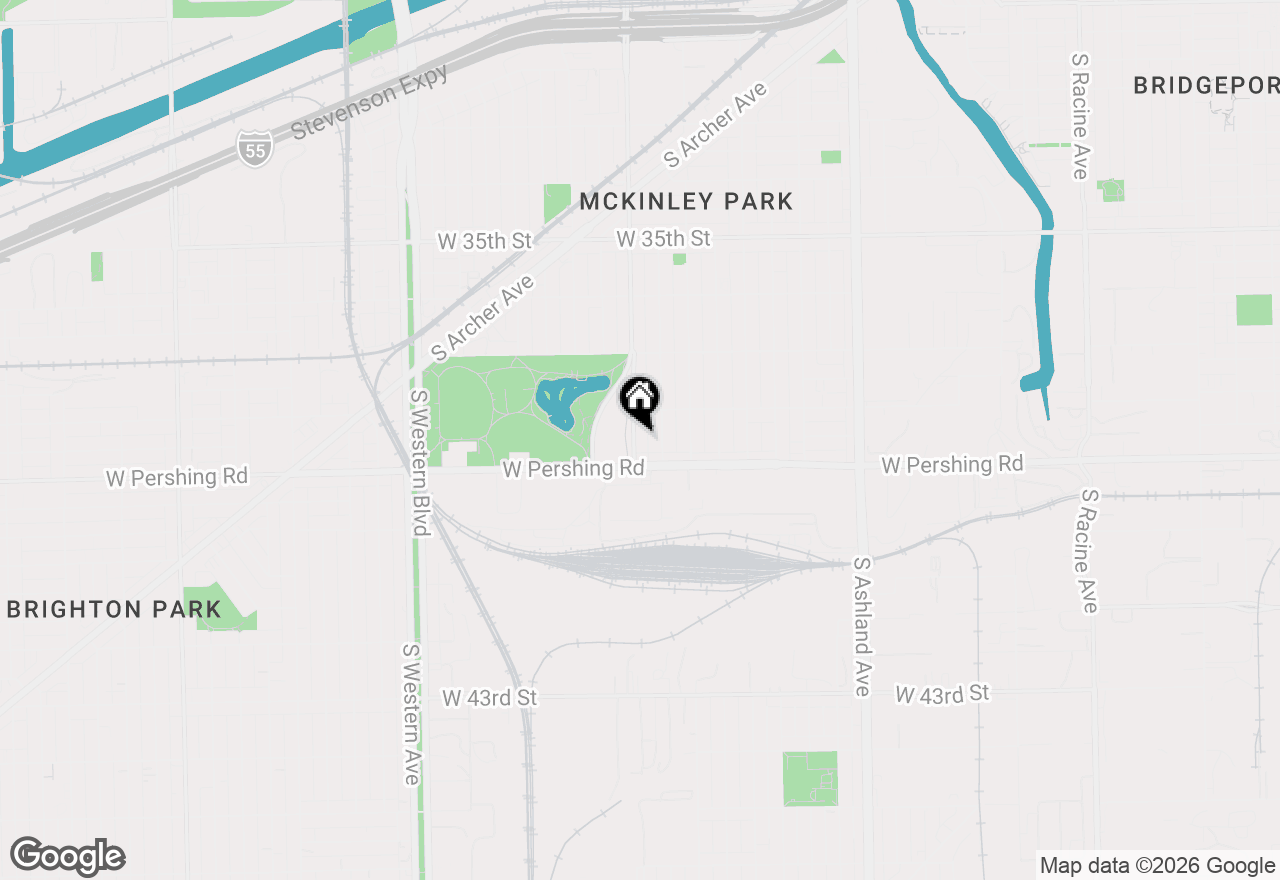 Map of 3833 S Damen Avenue, Chicago, IL 60609