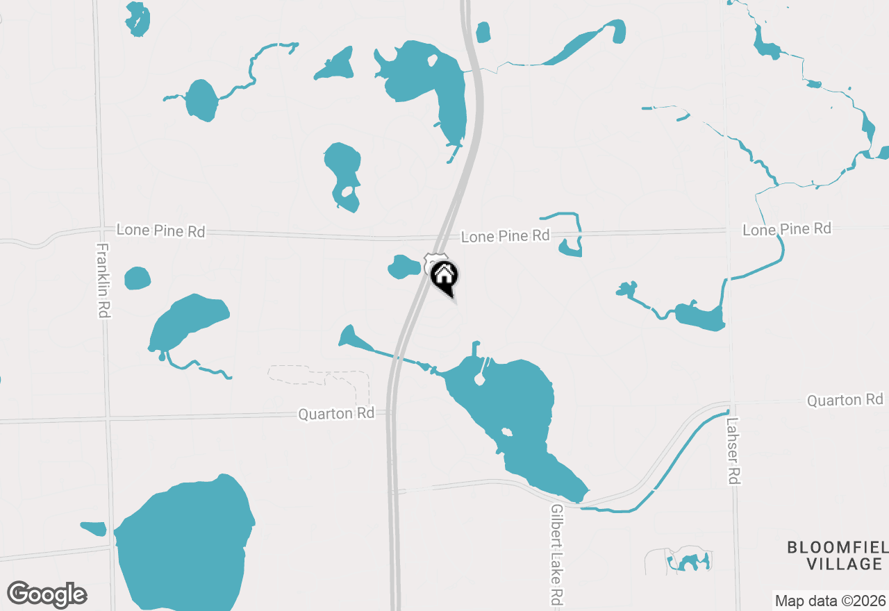 Map of 5143 Woodlands Drive, Bloomfield Hills, MI 48302
