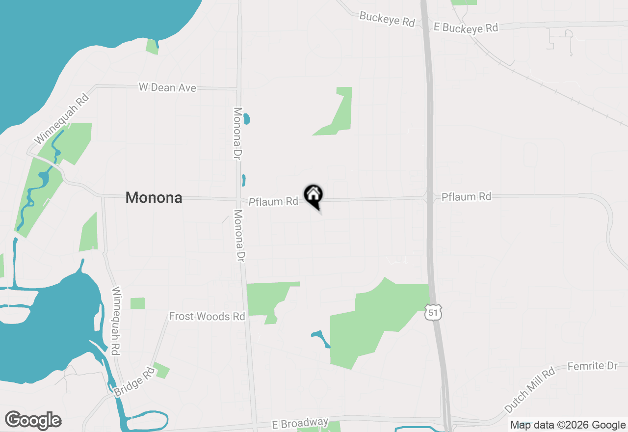 Map of 5316 Groveland Terrace, Madison, WI 53716