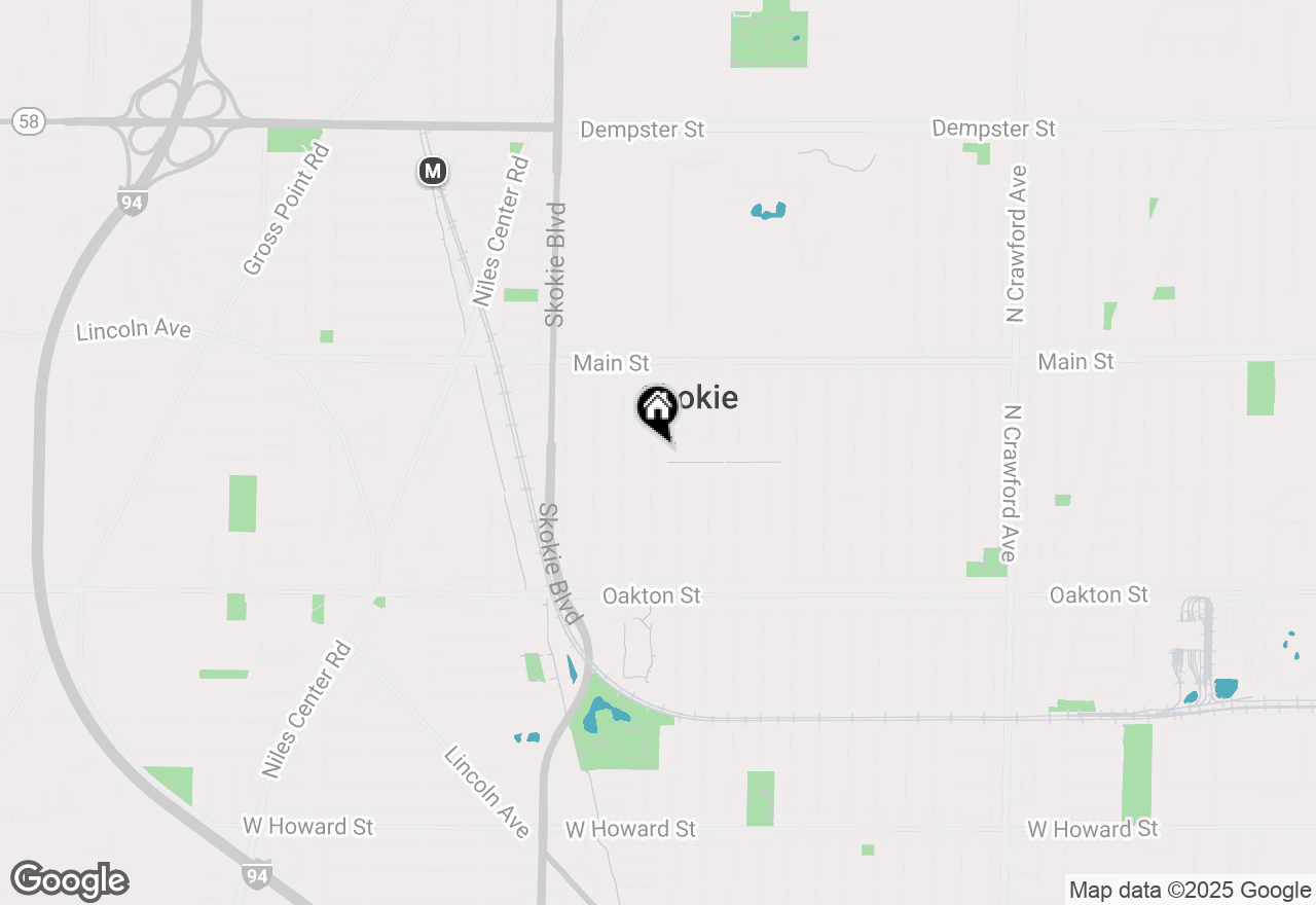 Map of 8226 Kenton Avenue, Skokie, IL 60076