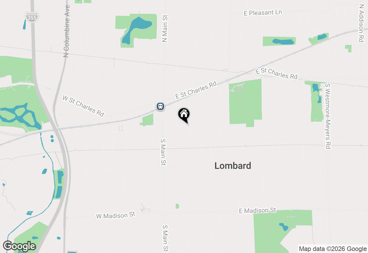 Map of 116 E Maple Street, Lombard, IL 60148