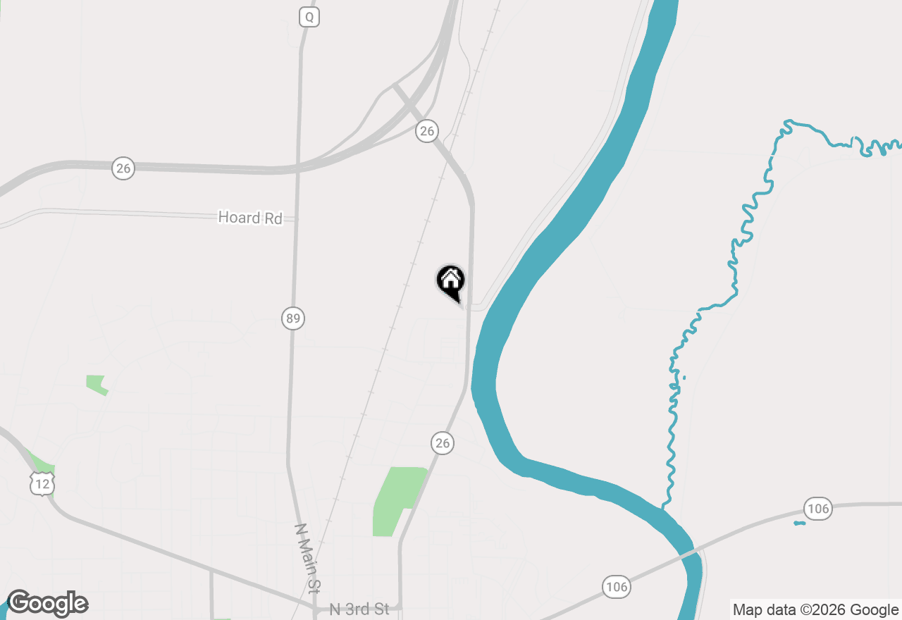 Map of 1401 N High St, Fort Atkinson, WI 53538