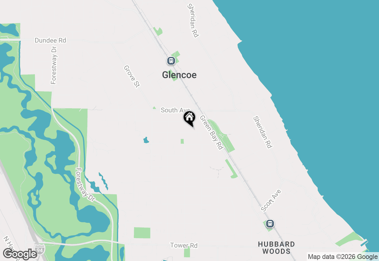 Map of (Address confidential), Glencoe, Illinois 60022