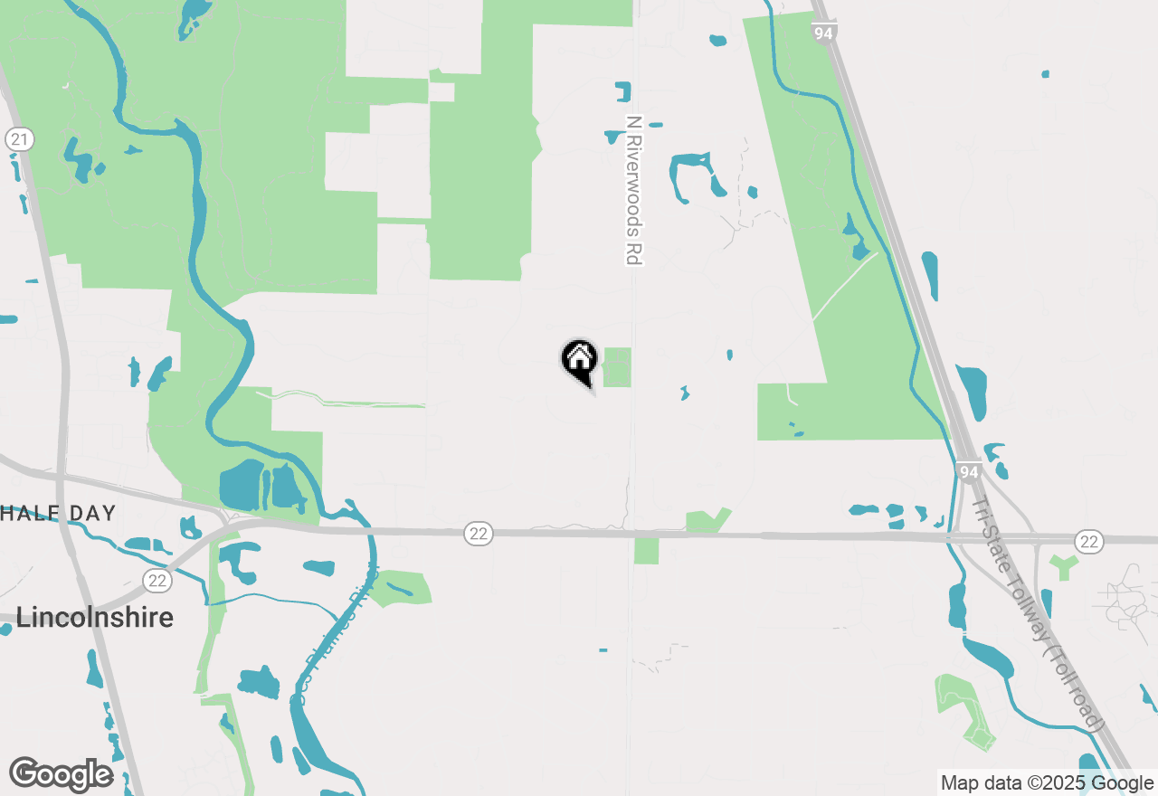Map of 306 Surrey Lane, Lincolnshire, IL 60045