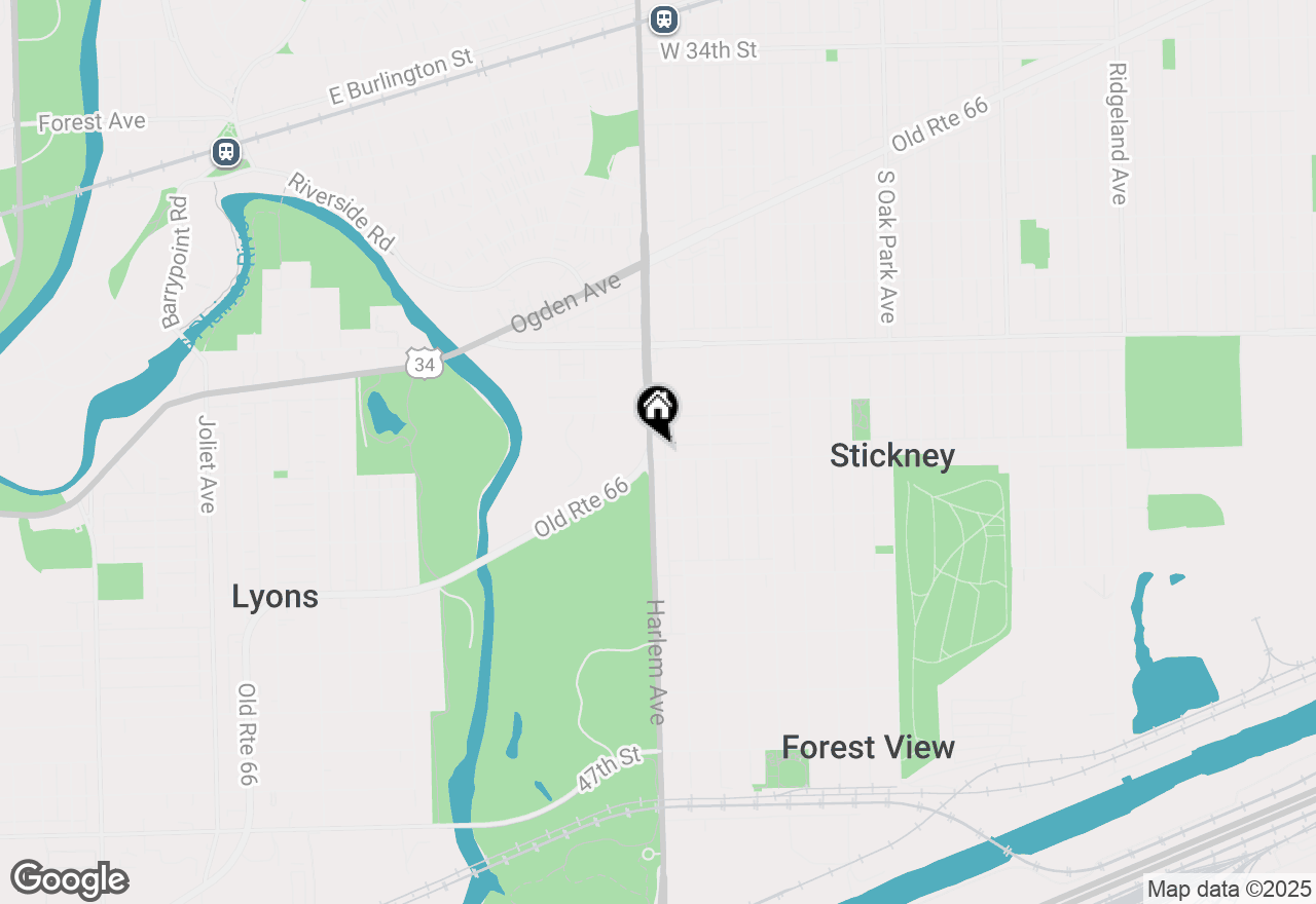 Map of 4041 S Harlem Avenue #7, Stickney, IL 60402