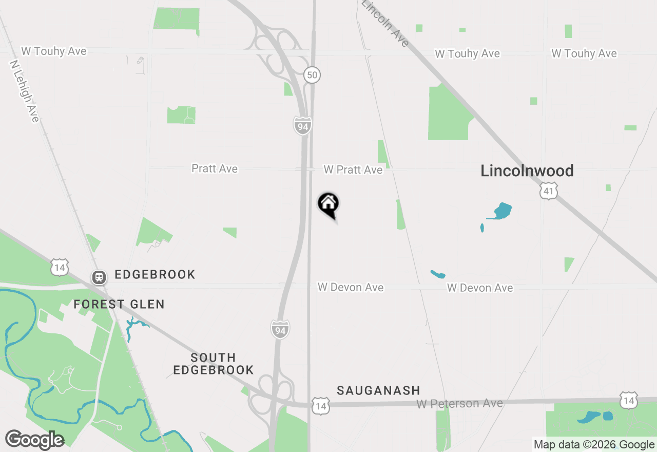 Map of 4720 W Albion Avenue, Lincolnwood, IL 60712