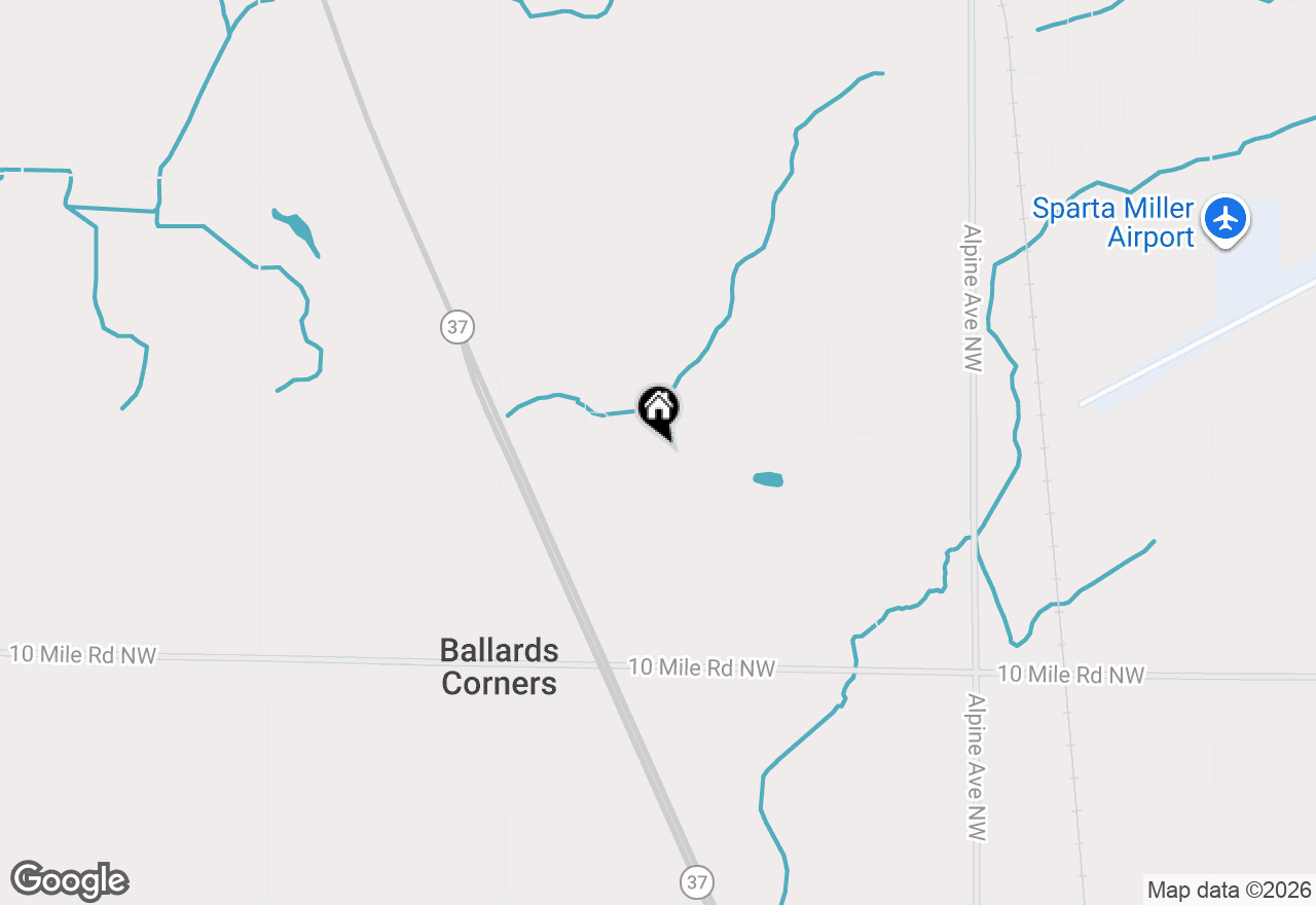 Map of 8787 Country View Drive Nw, Sparta, MI 49345