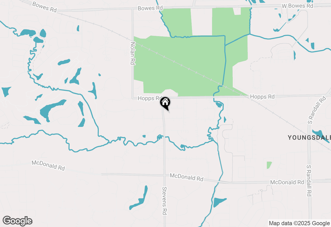 Map of 8N601 Stevens Road, Elgin, IL 60124