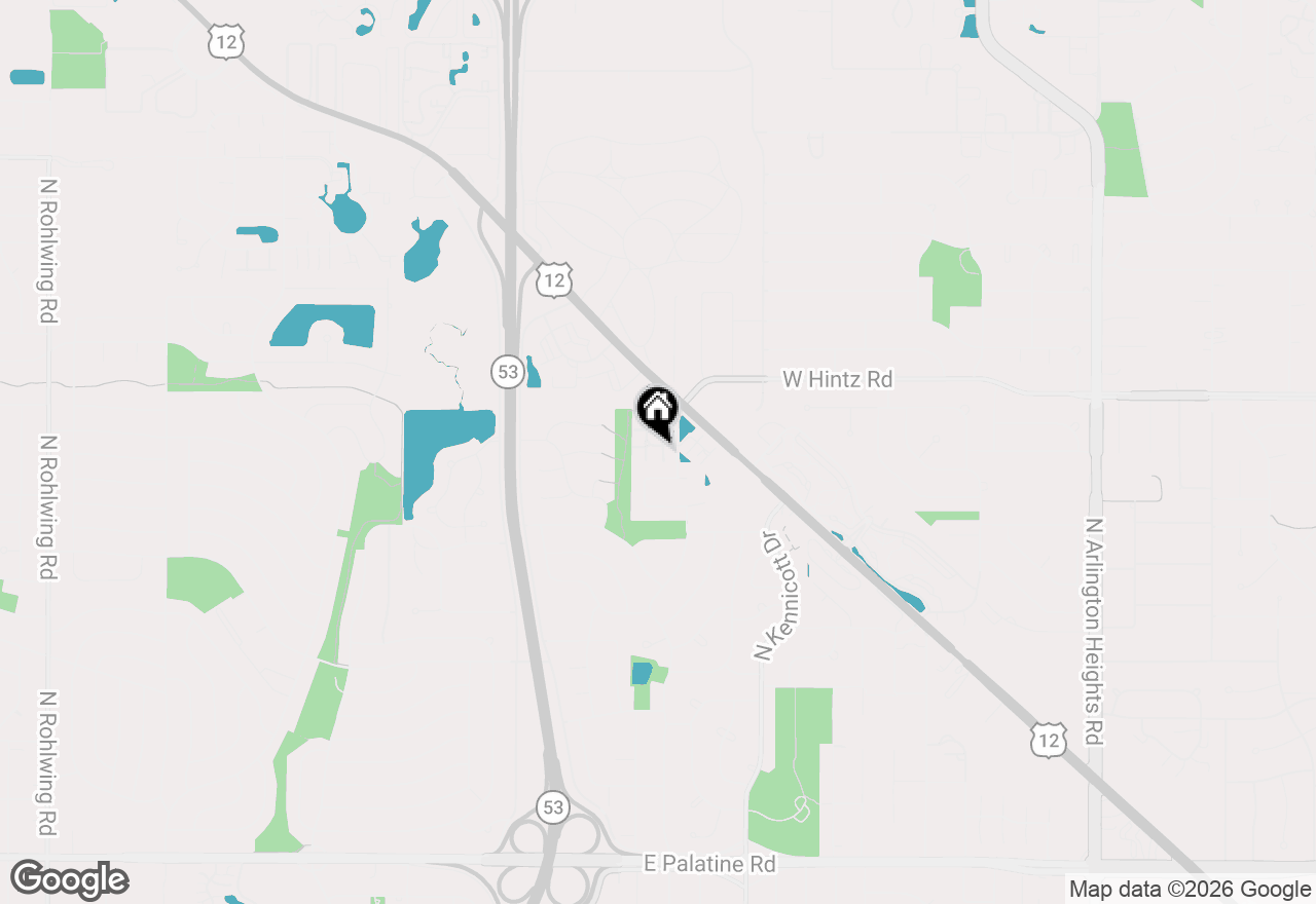Map of 2724 N Greenwood Avenue, Arlington Heights, IL 60004
