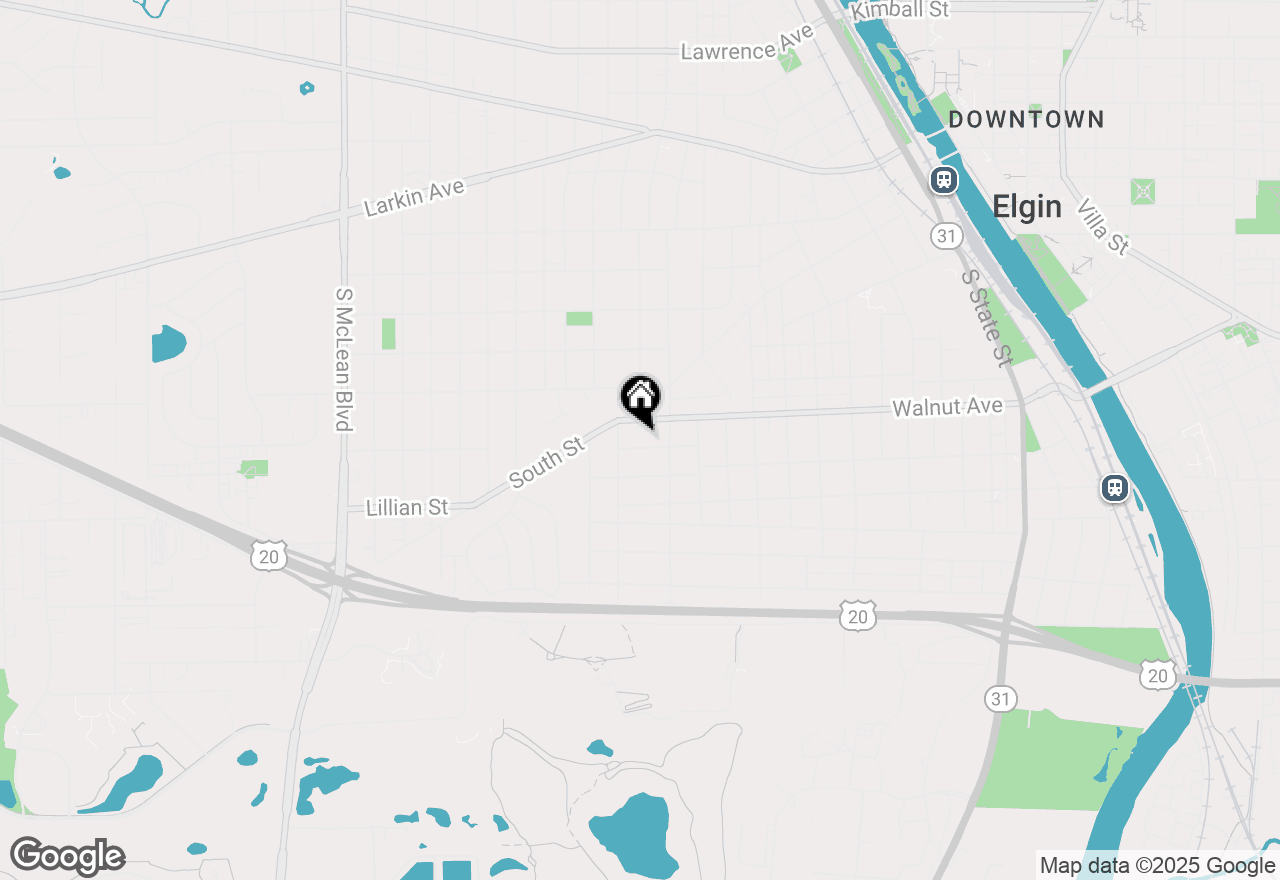 Map of 826 Kate Street, Elgin, IL 60123