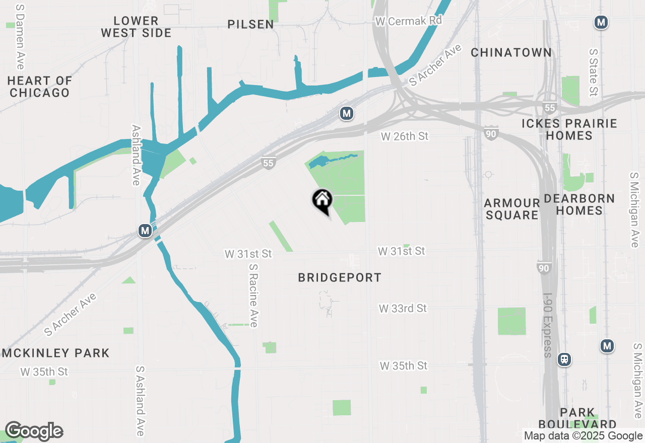 Map of 2930 S Quinn Street, Chicago, IL 60608