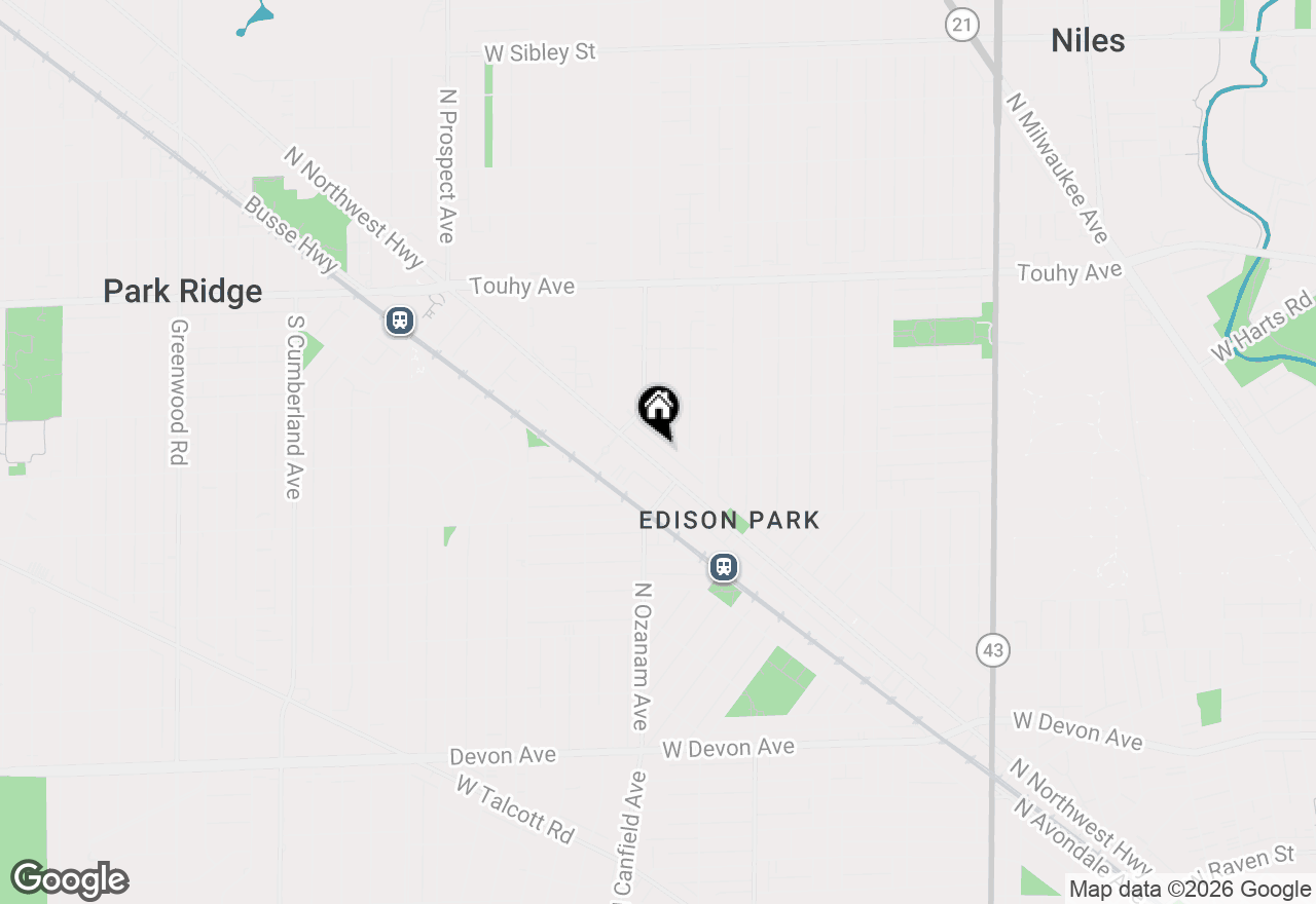 Map of 6875 N Northwest Highway #1D, Chicago, IL 60631