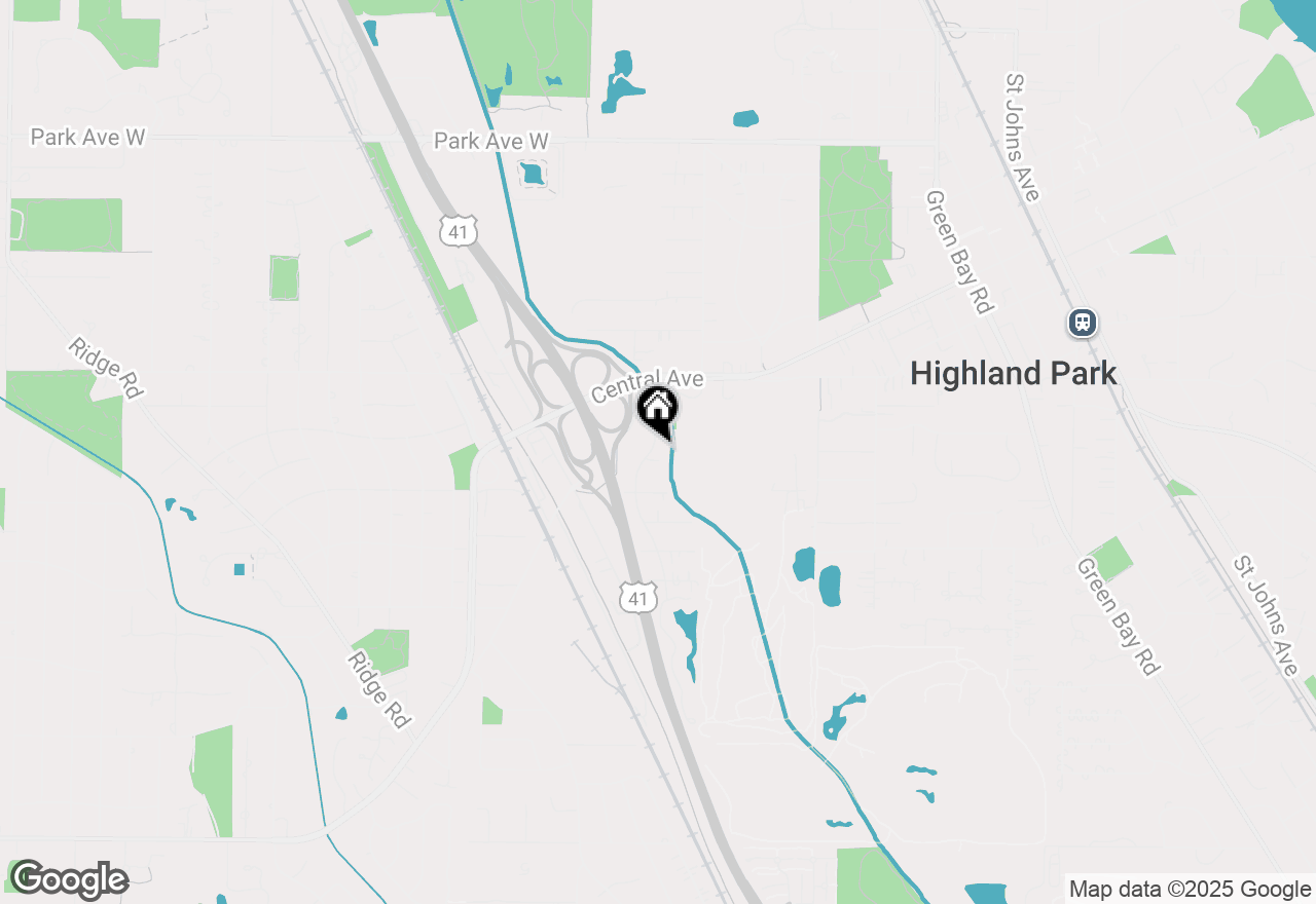 Map of 1475 Deerfield Place, Highland Park, IL 60035