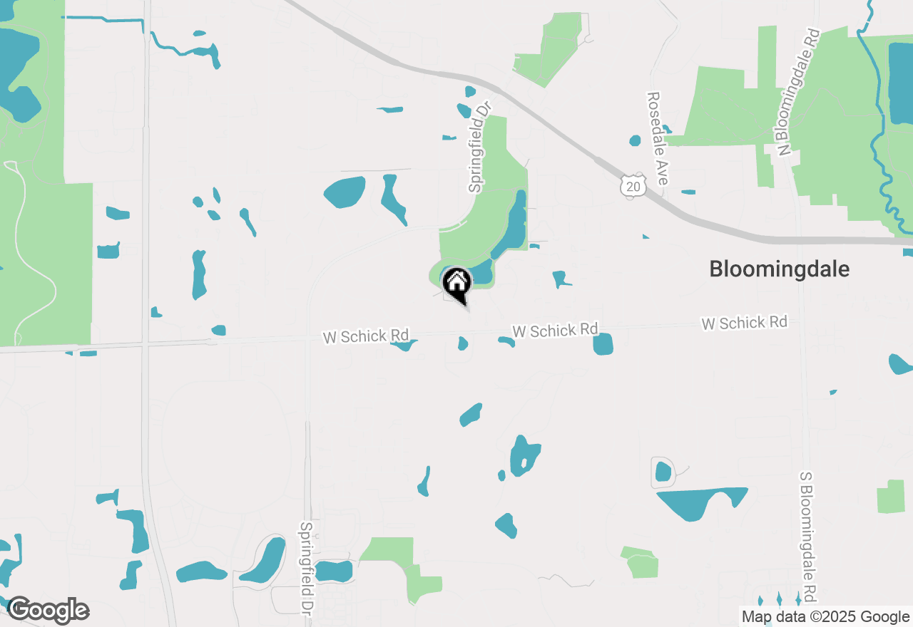 Map of 288 Lorraine Circle, Bloomingdale, IL 60108