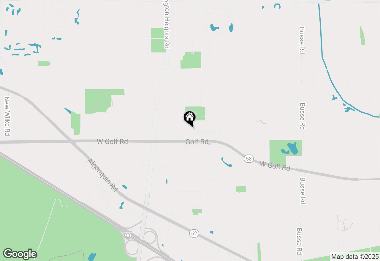 Map of 586 E Windgate Court #7D5, Arlington Heights, IL 60005