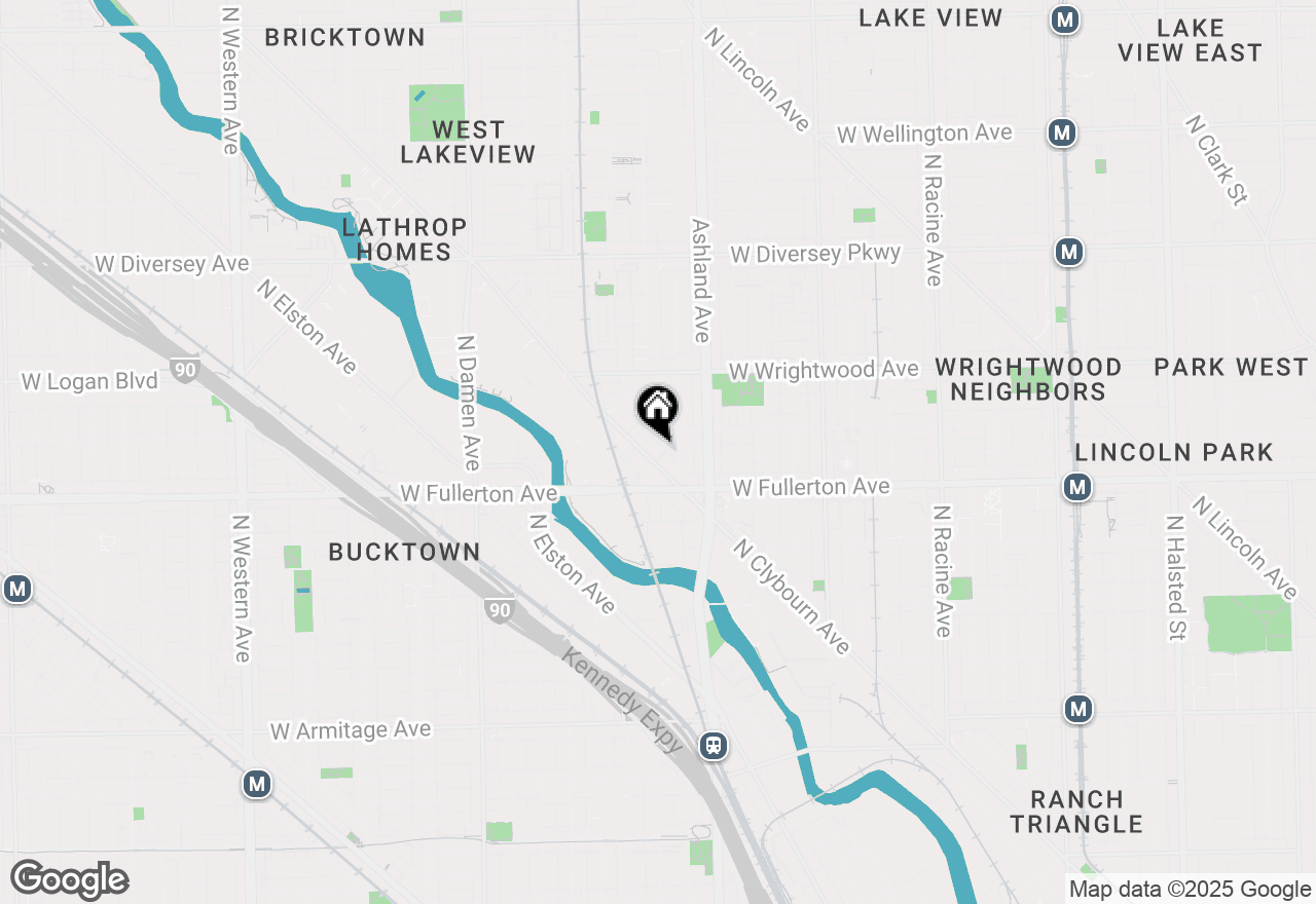 Map of 2443 N Clybourn Avenue, Chicago, IL 60614
