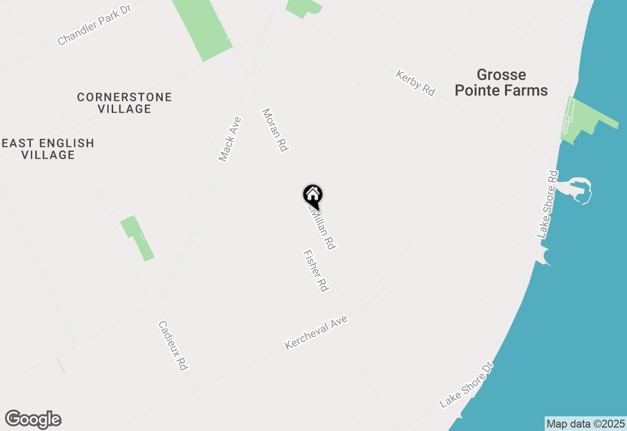 Map of 289 Mcmillan Road, Grosse Pointe Farms, MI 48236