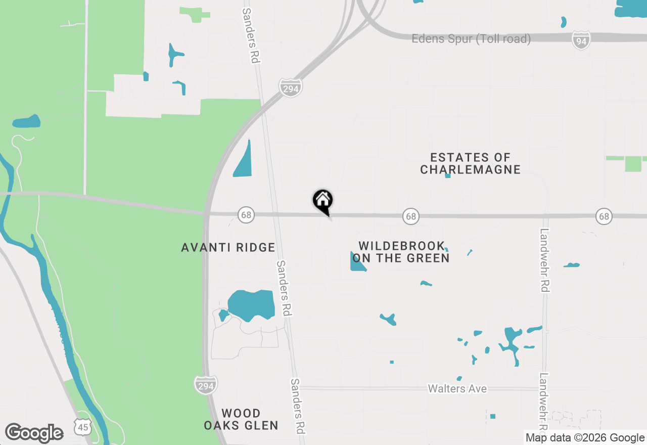 Map of 805 Sutton Drive, Northbrook, IL 60062