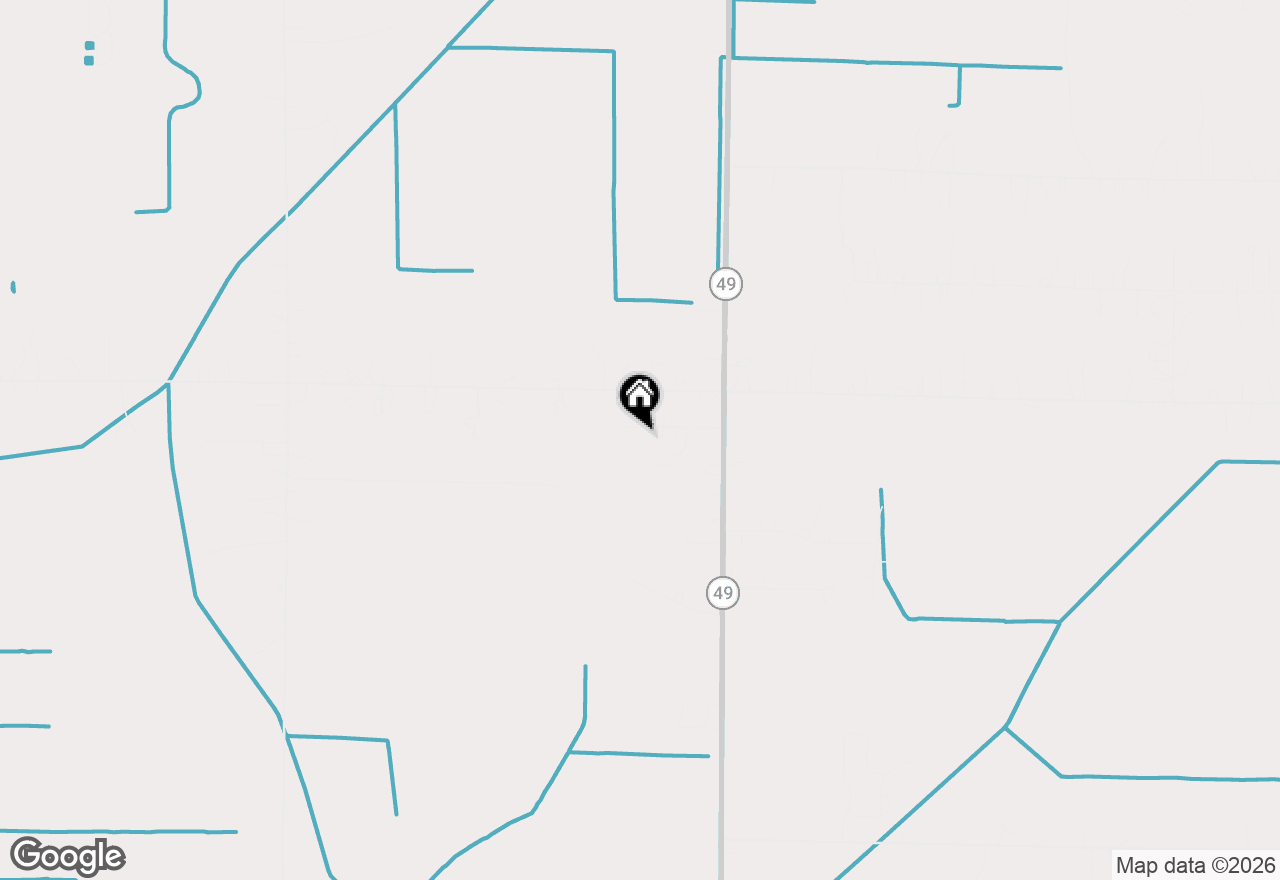 Map of 165 W 890 N, Wheatfield, IN 46392
