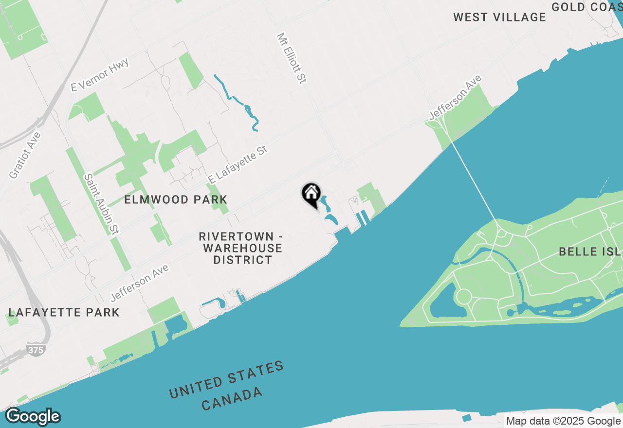 Map of 3320 Spinnaker Lane #9E, Detroit, MI 48207