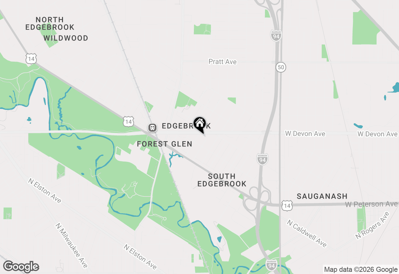 Map of 6387 N Nokomis Avenue, Chicago, IL 60646