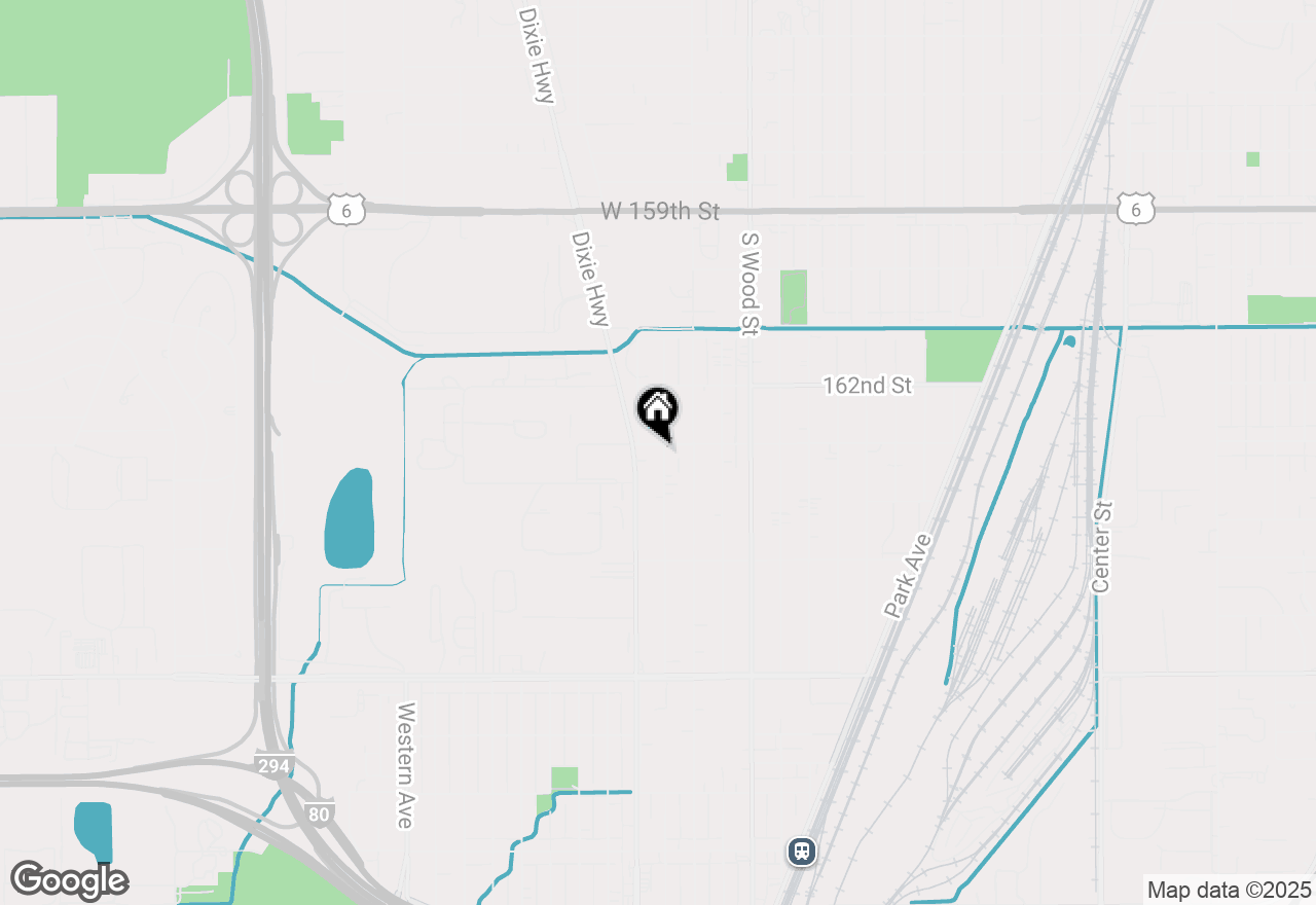 Map of 16300 Winchester Avenue, Markham, IL 60426