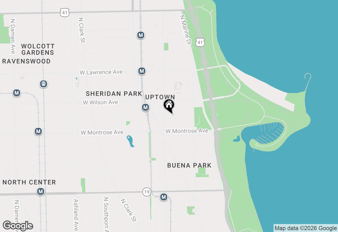 Map of 948 W Sunnyside Avenue #509, Chicago, IL 60640
