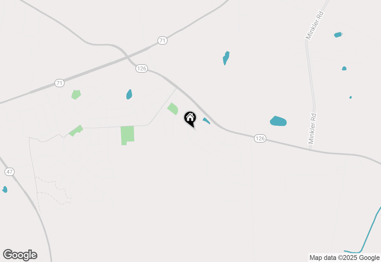 Map of 2036 Wren Road, Yorkville, IL 60560