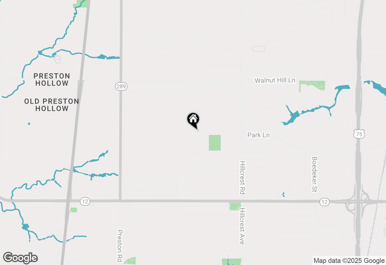 Map of 6441 Park Lane, Dallas, TX 75225