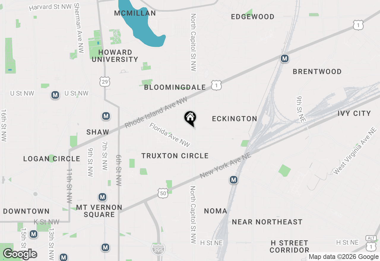 Map of 11 R Street Nw, Washington, DC 20001