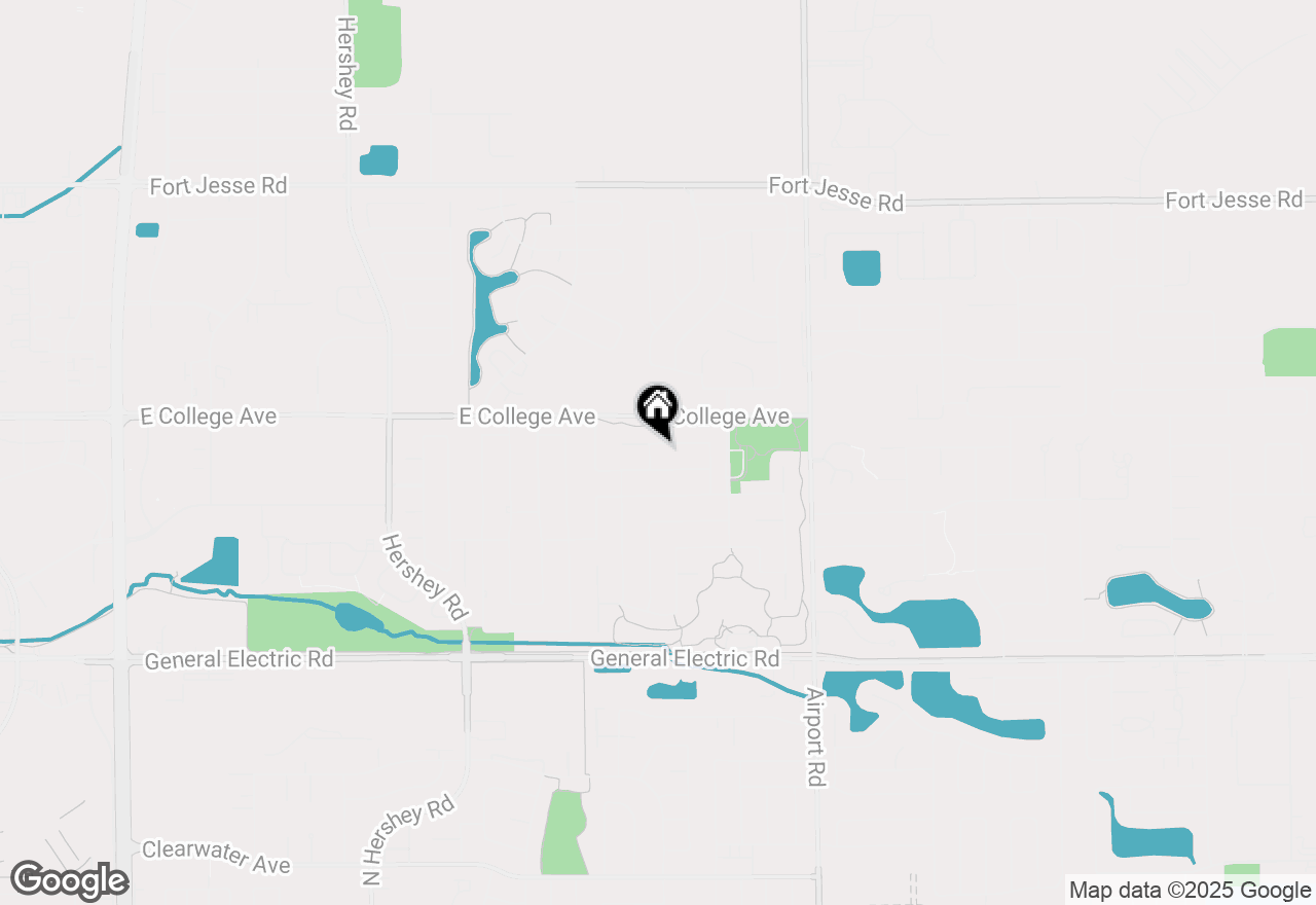 Map of 2801 Vrooman Court, Bloomington, IL 61704