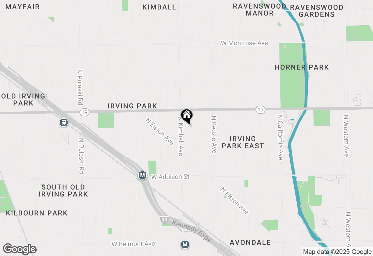 Map of 3335 W Byron Street #G, Chicago, IL 60618