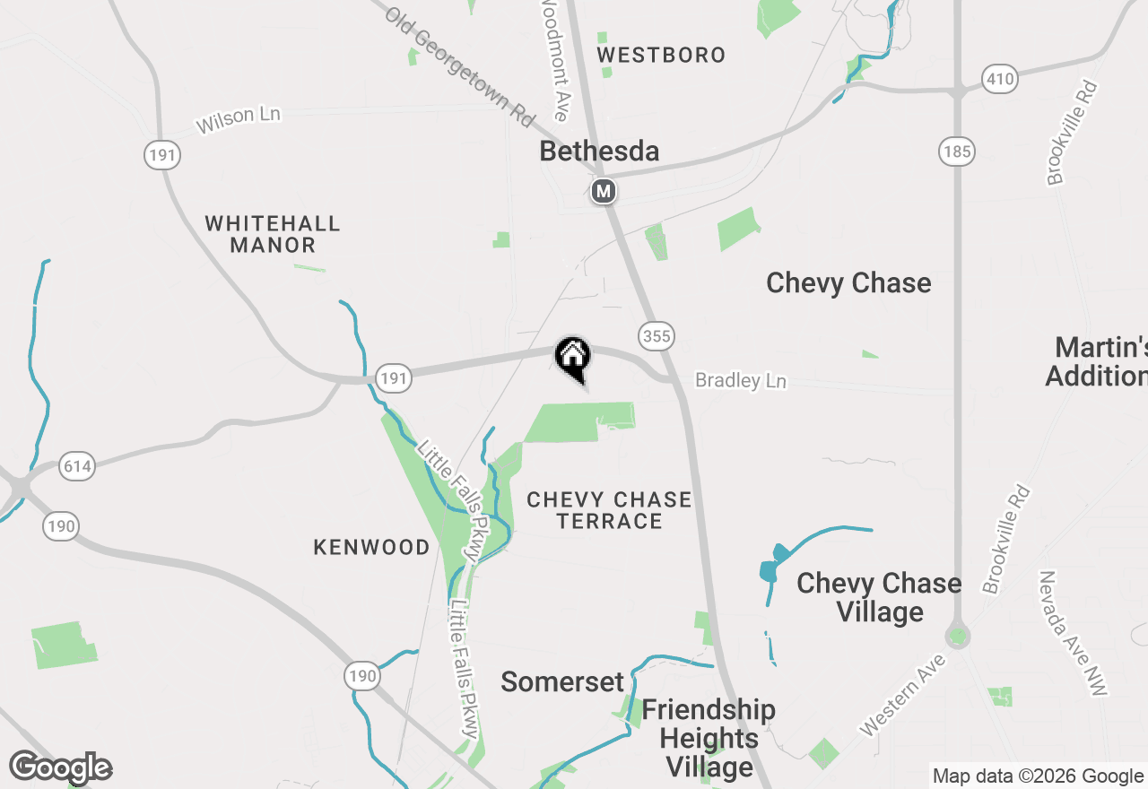 Map of 4818 Chevy Chase Drive #303, Chevy Chase, MD 20815