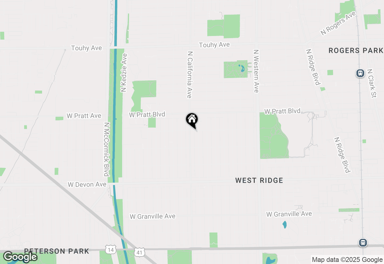 Map of 2749 W North Shore Avenue, Chicago, IL 60645