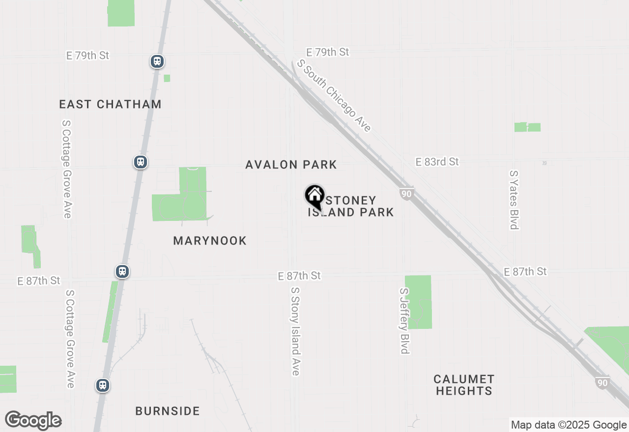 Map of 1646 E 85th Street, Chicago, IL 60617