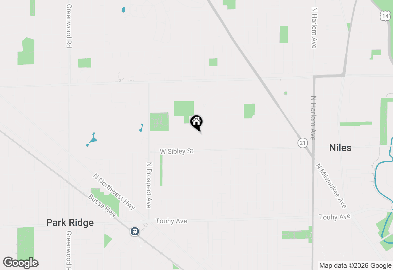 Map of 701 Elmore Street, Park Ridge, IL 60068