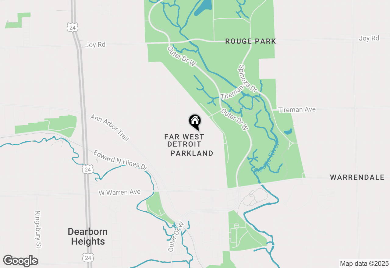 Map of 7677 Dacosta, Redford, MI 48239