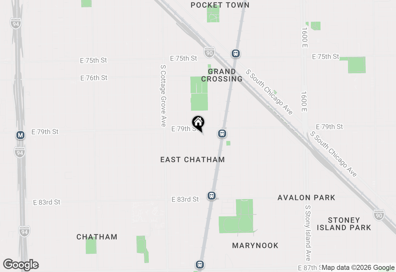 Map of 7922 S Ellis Avenue, Chicago, IL 60619