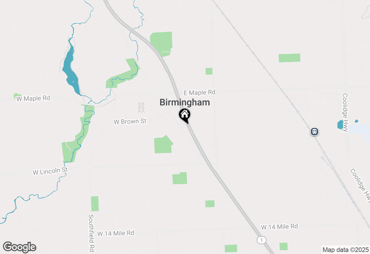 Map of 555 S Old Woodward Avenue #504, Birmingham, MI 48009