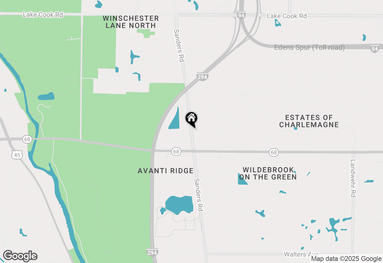 Map of (Address confidential), Northbrook, Illinois 60062