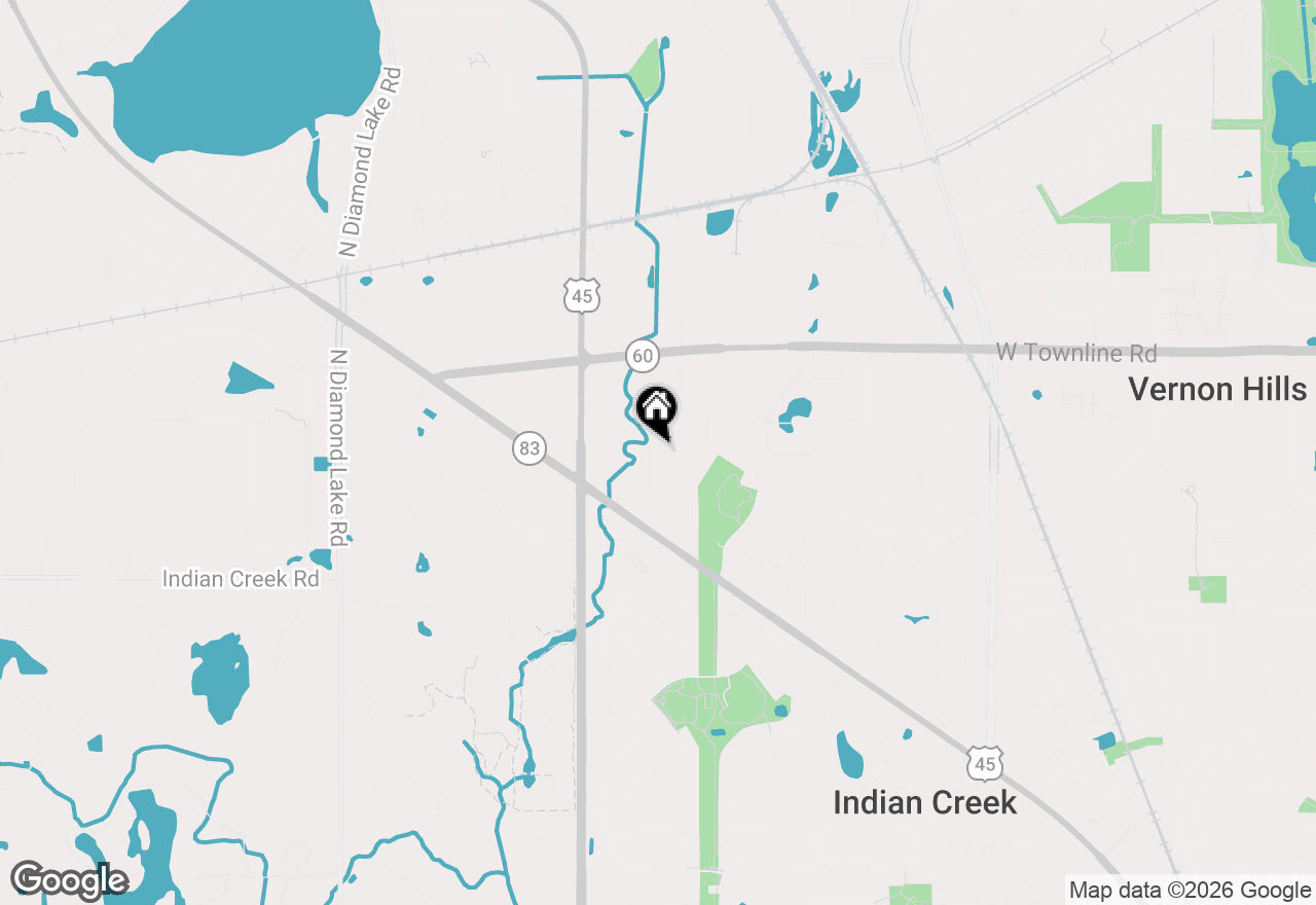 Map of 513 Yosemite Way, Mundelein, IL 60060