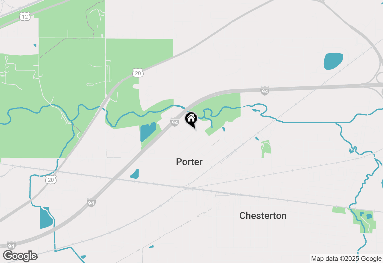 Map of 327 Indiana Street, Porter, IN 46304