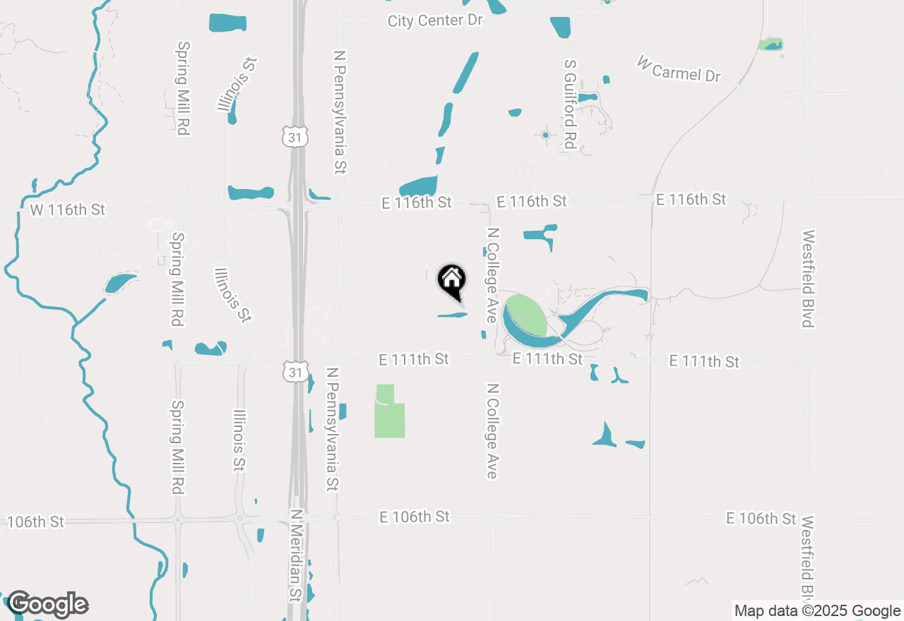 Map of 629 Beaverbrook Drive, Carmel, IN 46032