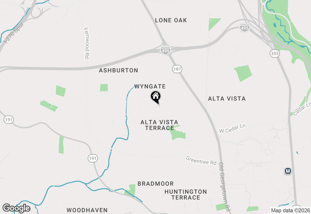 Map of 5939 Anniston Road, Bethesda, MD 20817