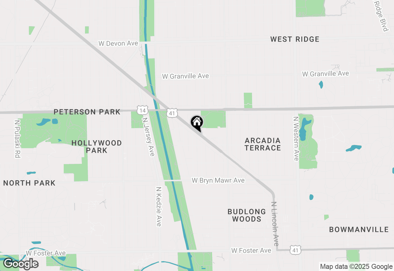 Map of 5858 N Lincoln Avenue, Chicago, IL 60659