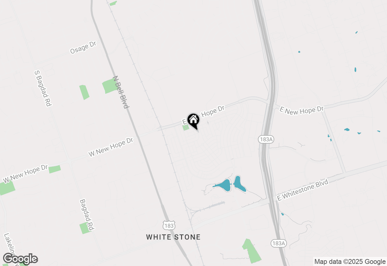 Map of 611 Boca Chica Dr, Cedar Park, TX 78613