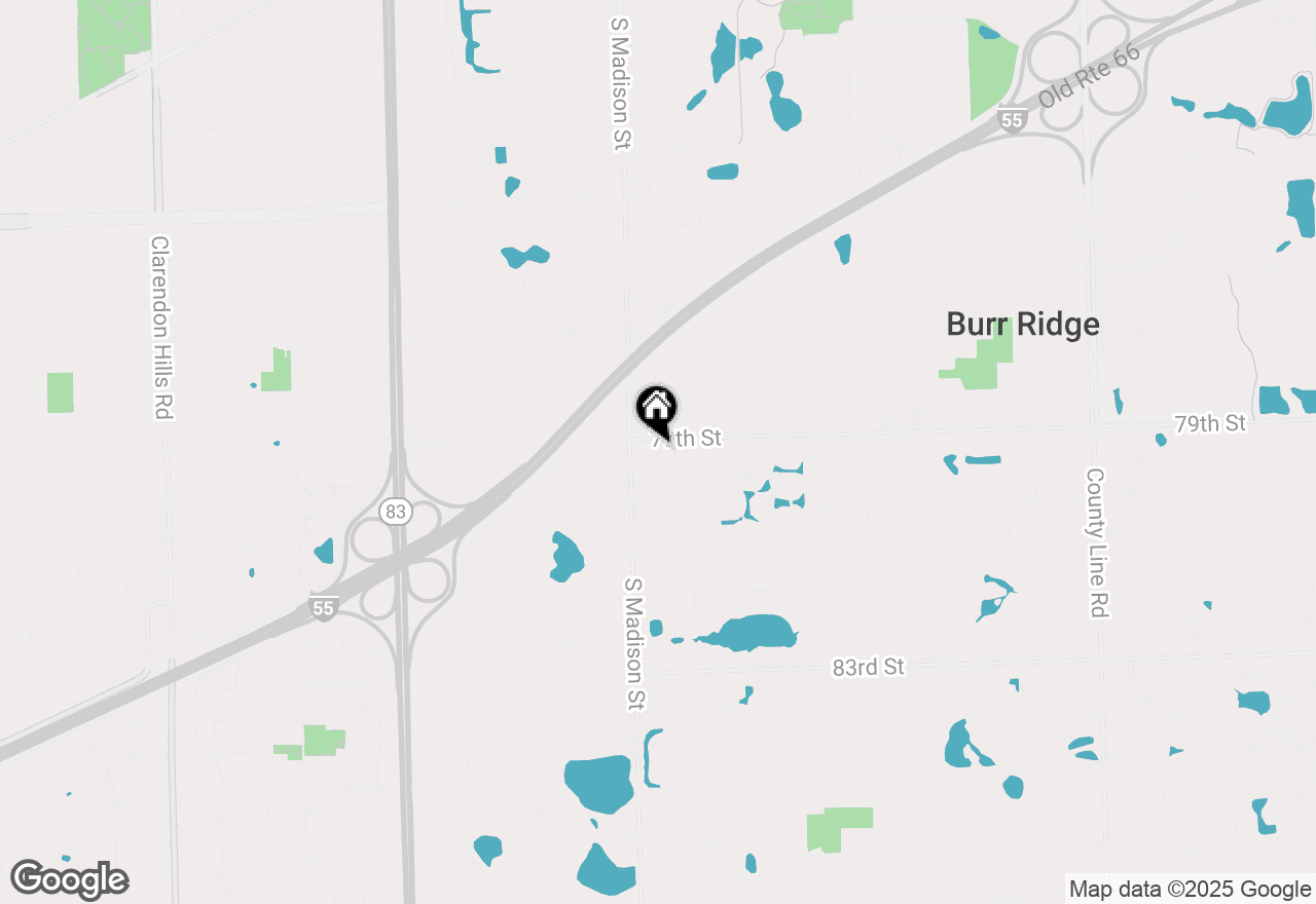 Map of 15W749 79th Street, Burr Ridge, IL 60527