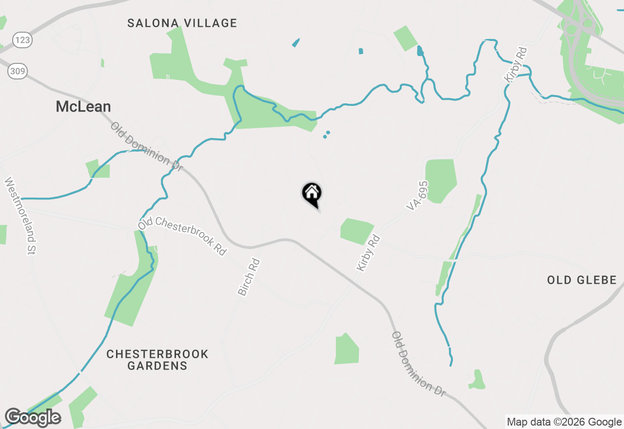 Map of 1609 East Avenue, Mclean, VA 22101