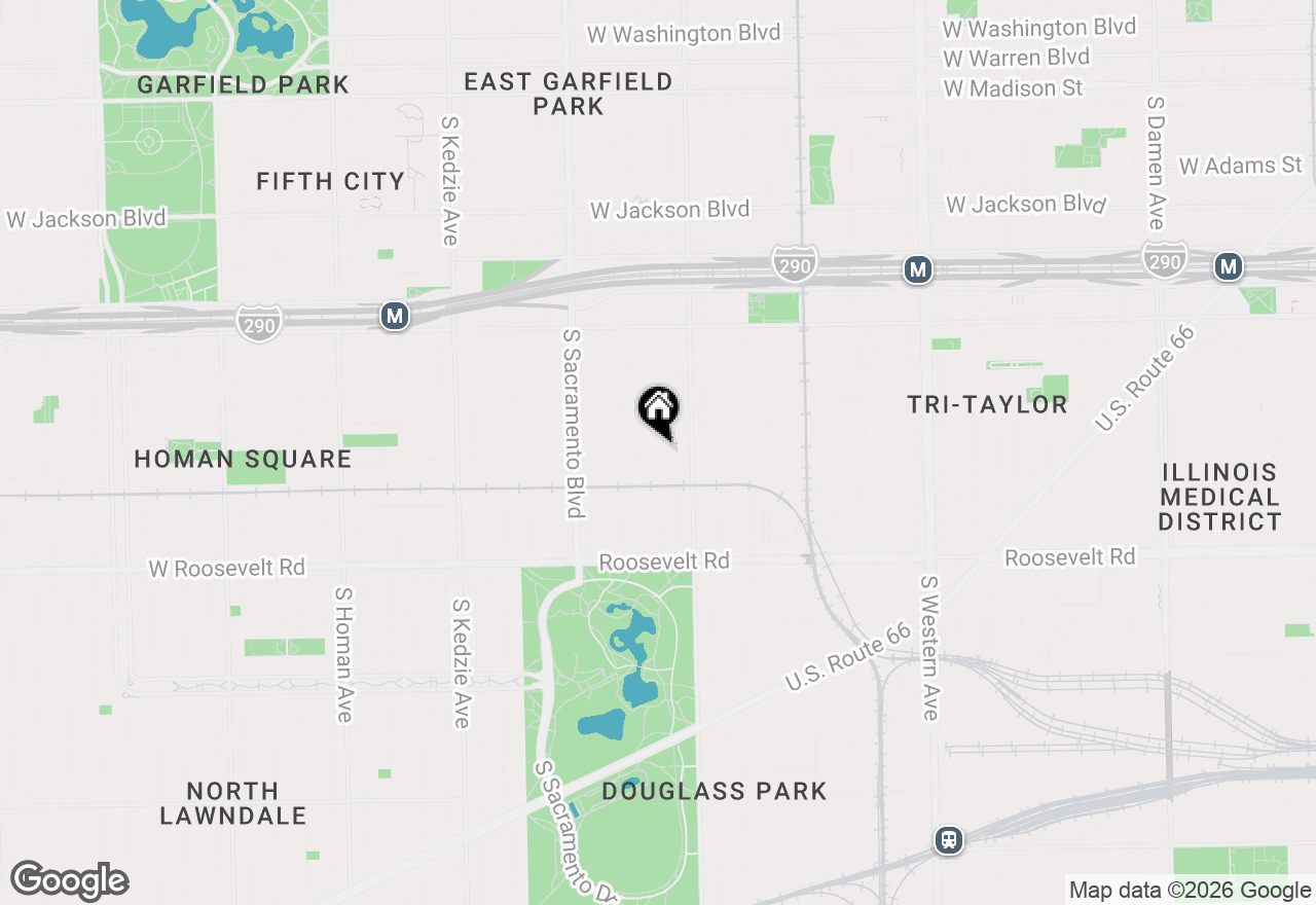 Map of 2835 W Arthington Street, Chicago, IL 60612